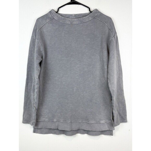 Pilcro Tops - Anthropologie PILCRO SM Sweatshirt Gray Boho Relaxed Cotton